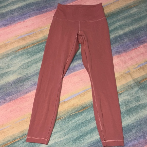 Lululemon Wunder Train High-Rise Tight 25" Brier Rose leggings women’s size 8 - Picture 4 of 8